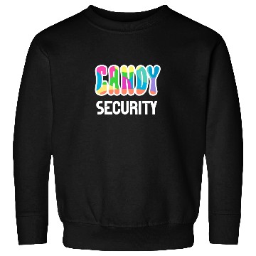 Discover Funny Candy Security Halloween Gifts Sweatshirts