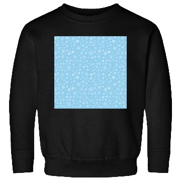 Discover Blue Snowflakes Pattern Sweatshirts