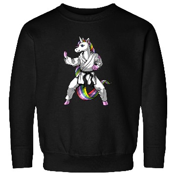 Discover Unicorn Karate Girl Sweatshirts
