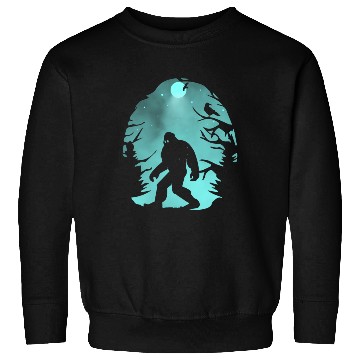 Discover Funny bigfoot in the forest Sweatshirts