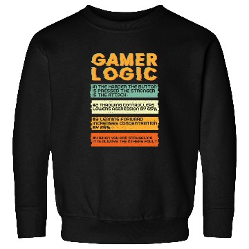 Discover Gamer Logic Gaming Sweatshirts