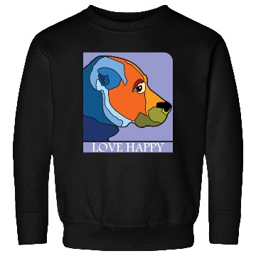 Discover DOG LOVE HAPPY Sweatshirts