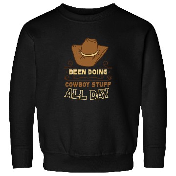Discover Cowboy Barn Bull Rider Rodeo Country Western Gift Sweatshirts