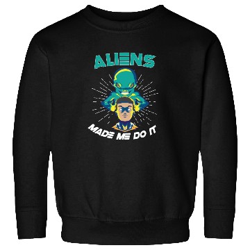 Discover Alien Extraterrestrial Area 51 UFO Space Geek Gift Sweatshirts