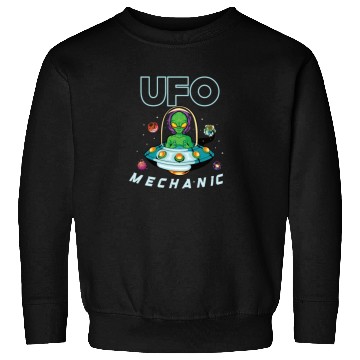 Discover Alien Extraterrestrial Area 51 UFO Space Geek Gift Sweatshirts