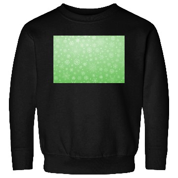 Discover Abstract Green Snowflakes Pattern Sweatshirts