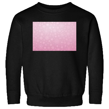 Discover Abstract Pink Snowflakes Pattern Sweatshirts