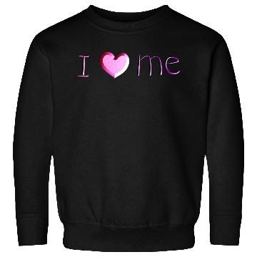 Discover i love me lettering pink Sweatshirts