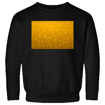 Discover Abstract Yellow Snowflakes Pattern Sweatshirts