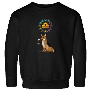 Discover Funny Dog Lover Horoscope Libra Zodiac Sign Cool Sweatshirts