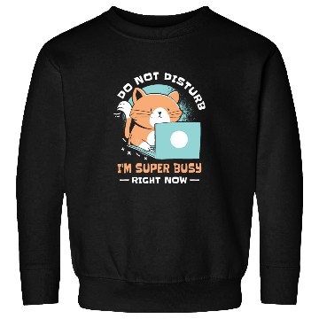 Discover Working Busy Cat Employee Cat Owner Worker Sweatshirts
