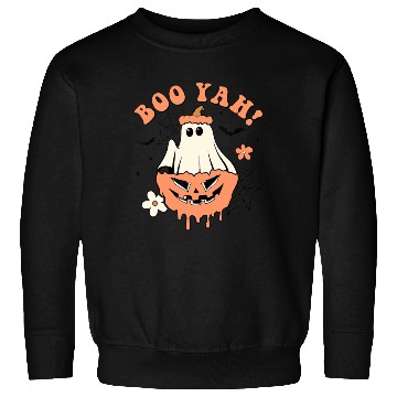 Discover Halloween Trick Or Treat Spooky Season Boo Yah Sweatshirts