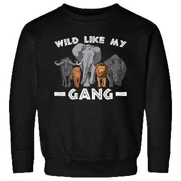 Discover Bold As A Lion Gang Animal Wild Animals Lifestyle Sweatshirts