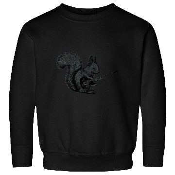 Discover Squirrel Playing Guitar Sweatshirts