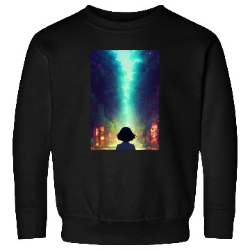 Discover Serene Path of the Whispering Woods Sweatshirts