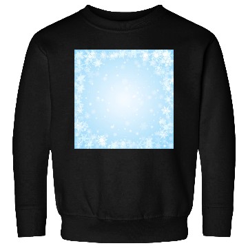 Discover Pretty Blue Snowflakes Pattern Sweatshirts