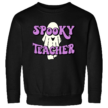 Discover Spooky Teacher Halloween Ghost Sweatshirts