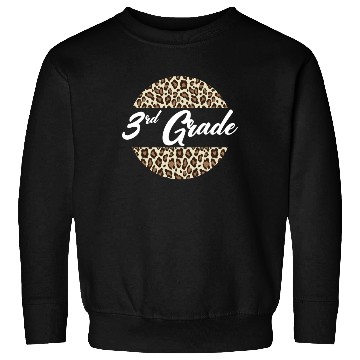 Discover 3rd Grade Cheetah Print School Teacher Student Sweatshirts