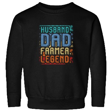 Discover Husband Dad Farmer Legend Sweatshirts