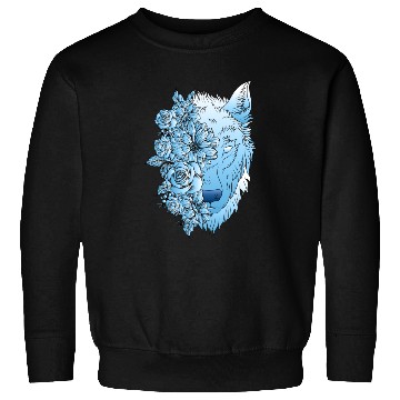 Discover Floral Wolf Sweatshirts