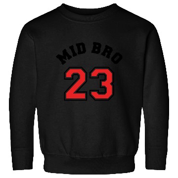 Discover Mid Bro 2023 - Middle Brother Baby Birth Boy Sweatshirts