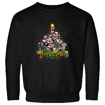 Discover Schnauzer Dogs Tree Christmas Sweater Xmas Pet Dog Sweatshirts