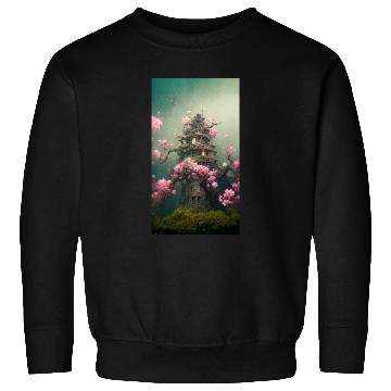Discover Underwater Sakura Temple Sweatshirts