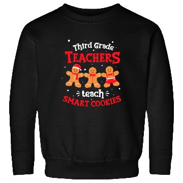 Discover Christmas Third Grade Teacher Holiday 3rd Grade Sweatshirts