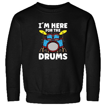 Discover Drummer Drums Music Drum Set Drumming Sweatshirts
