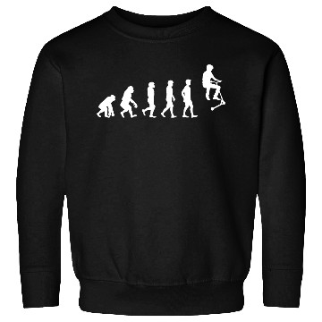 Discover Stunt Scooter Freestyle Scootering Evolution Sweatshirts