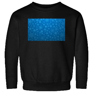 Discover Blue Snowflakes Aesthetic Pattern Sweatshirts