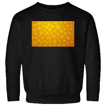 Discover Yellow Snowflakes Christmas Pattern Sweatshirts