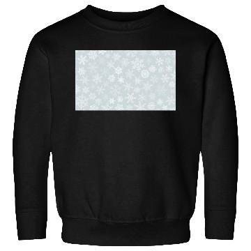 Discover Winter Snowflakes Pattern Grey White Sweatshirts