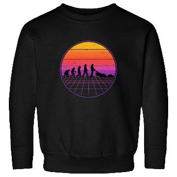Discover Robotic Lawnmower Evolution Retro Sweatshirts
