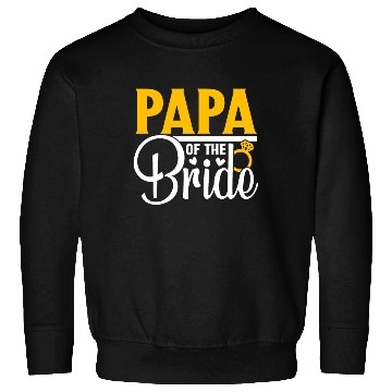 Discover Papa Of The Bride Wedding Party Matching Gift Sweatshirts