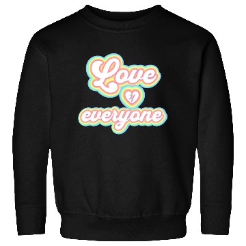 Discover Rainbow unisex love for everyone Sweatshirts