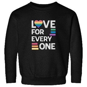 Discover Rainbow unisex love for everyone Sweatshirts