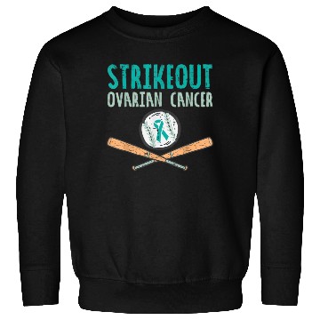 Discover Funny Baseball Lover For Teal Ribbon Awareness Sweatshirts