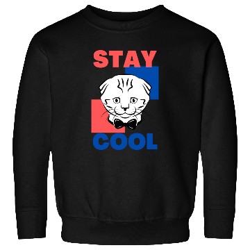 Discover Stay Cool Cat, Cool Cat, Cat Sweatshirts