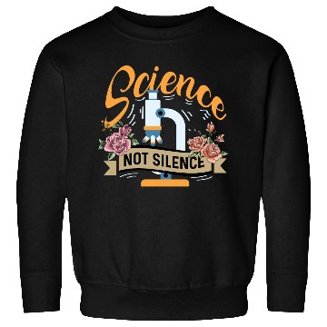 Discover Science not Silence Medical Student Gift Sweatshirts