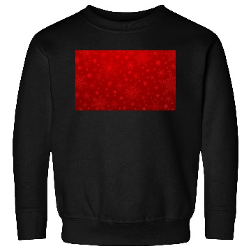 Discover Christmas Snowflakes Red Pattern Sweatshirts
