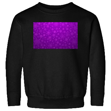 Discover Purple Snowflakes Aesthetic Pattern Sweatshirts