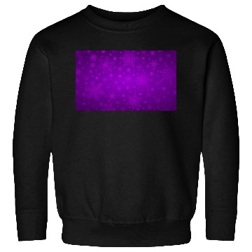 Discover Beautiful Purple Snowflakes Pattern Sweatshirts