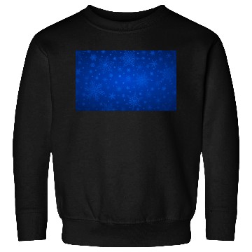 Discover Beautiful Blue Snowflakes Pattern Sweatshirts