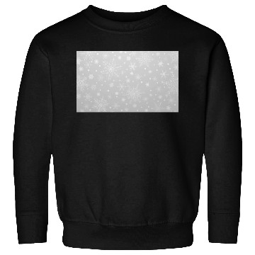 Discover Christmas Snowflakes Grey Pattern Sweatshirts