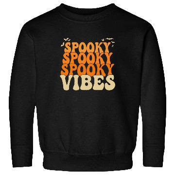 Discover Retro Spooky Vibes Halloween Sweatshirts