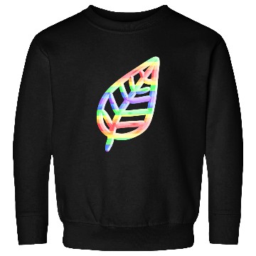 Discover leaf icon nature colorful Sweatshirts