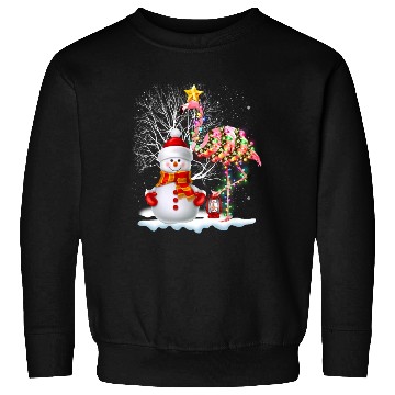 Discover Funny Christmas Tree Flamingo Hat Santa Best Xmas Sweatshirts