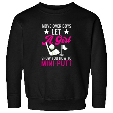 Discover Funny Goofy Mini Golf Quotes Putt Putt Legend Sweatshirts