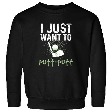 Discover Funny Goofy Mini Golf Quotes Putt Putt Legend Sweatshirts